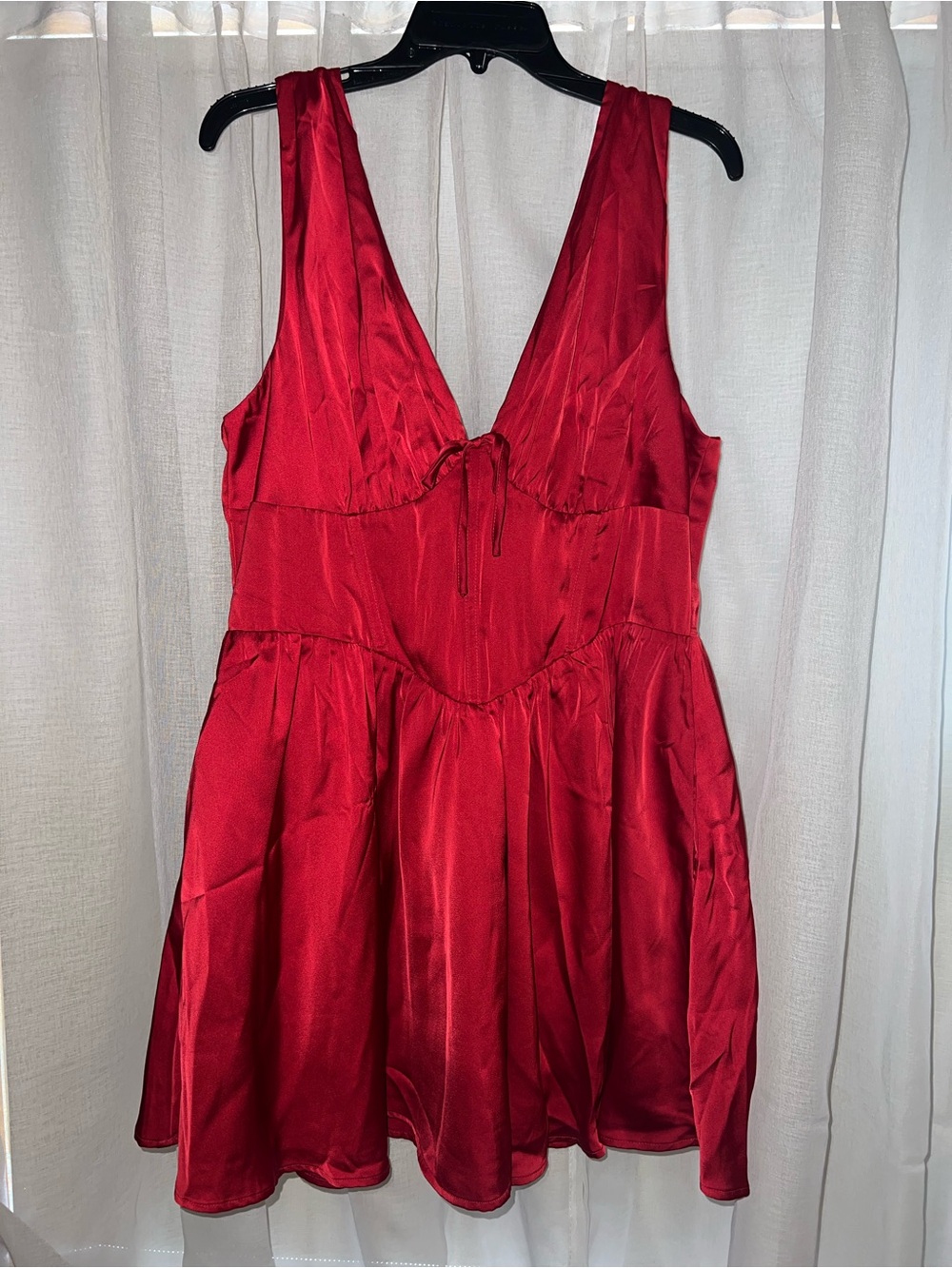 Romantic Red Mini Dress